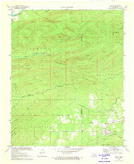 Clebit Oklahoma Historical topographic map, 1:24000 scale, 7.5 X 7.5 Minute, Year 1972