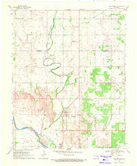 Cleo Springs Oklahoma Historical topographic map, 1:24000 scale, 7.5 X 7.5 Minute, Year 1969