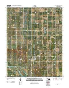 Cleo Springs Oklahoma Historical topographic map, 1:24000 scale, 7.5 X 7.5 Minute, Year 2012