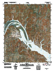 Cleveland Oklahoma Historical topographic map, 1:24000 scale, 7.5 X 7.5 Minute, Year 2009
