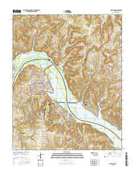 Cleveland Oklahoma Current topographic map, 1:24000 scale, 7.5 X 7.5 Minute, Year 2016