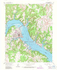Cleveland Oklahoma Historical topographic map, 1:24000 scale, 7.5 X 7.5 Minute, Year 1966