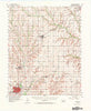 Clinton Oklahoma Historical topographic map, 1:62500 scale, 15 X 15 Minute, Year 1957