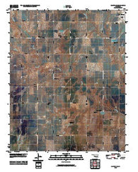 Clinton NE Oklahoma Historical topographic map, 1:24000 scale, 7.5 X 7.5 Minute, Year 2010