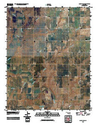 Cloud Chief Oklahoma Historical topographic map, 1:24000 scale, 7.5 X 7.5 Minute, Year 2010