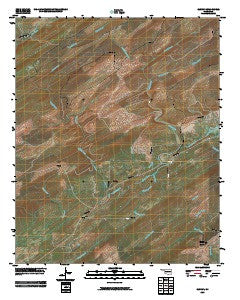 Cloudy Oklahoma Historical topographic map, 1:24000 scale, 7.5 X 7.5 Minute, Year 2009
