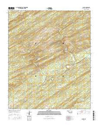 Cloudy Oklahoma Current topographic map, 1:24000 scale, 7.5 X 7.5 Minute, Year 2016