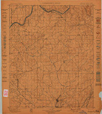 Coalgate Oklahoma Historical topographic map, 1:125000 scale, 30 X 30 Minute, Year 1899