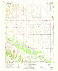Cogar NE Oklahoma Historical topographic map, 1:24000 scale, 7.5 X 7.5 Minute, Year 1968
