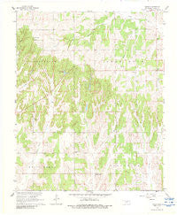 Cogar Oklahoma Historical topographic map, 1:24000 scale, 7.5 X 7.5 Minute, Year 1967