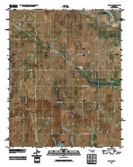 Cogar SE Oklahoma Historical topographic map, 1:24000 scale, 7.5 X 7.5 Minute, Year 2009