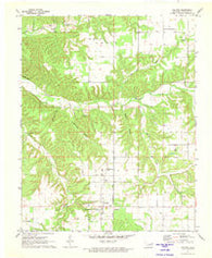 Colcord Oklahoma Historical topographic map, 1:24000 scale, 7.5 X 7.5 Minute, Year 1971