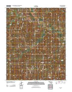 Cole Oklahoma Historical topographic map, 1:24000 scale, 7.5 X 7.5 Minute, Year 2013