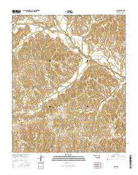 Cole Oklahoma Current topographic map, 1:24000 scale, 7.5 X 7.5 Minute, Year 2016