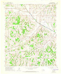 Cole Oklahoma Historical topographic map, 1:24000 scale, 7.5 X 7.5 Minute, Year 1965
