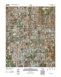 Collinsville Oklahoma Historical topographic map, 1:24000 scale, 7.5 X 7.5 Minute, Year 2012