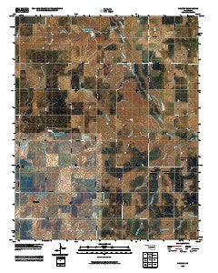 Colony Oklahoma Historical topographic map, 1:24000 scale, 7.5 X 7.5 Minute, Year 2009