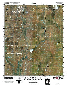 Comanche Oklahoma Historical topographic map, 1:24000 scale, 7.5 X 7.5 Minute, Year 2010