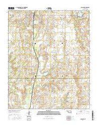 Comanche Oklahoma Current topographic map, 1:24000 scale, 7.5 X 7.5 Minute, Year 2016