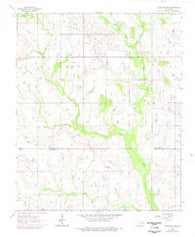 Comanche SE Oklahoma Historical topographic map, 1:24000 scale, 7.5 X 7.5 Minute, Year 1964