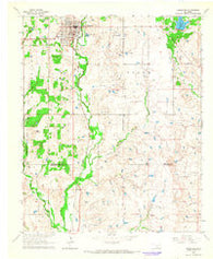 Comanche Oklahoma Historical topographic map, 1:24000 scale, 7.5 X 7.5 Minute, Year 1964