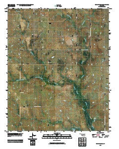 Comanche SE Oklahoma Historical topographic map, 1:24000 scale, 7.5 X 7.5 Minute, Year 2009