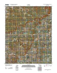 Concharty Mountain Oklahoma Historical topographic map, 1:24000 scale, 7.5 X 7.5 Minute, Year 2012