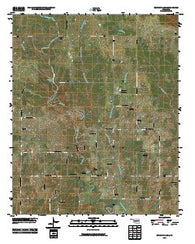 Connerville SE Oklahoma Historical topographic map, 1:24000 scale, 7.5 X 7.5 Minute, Year 2010
