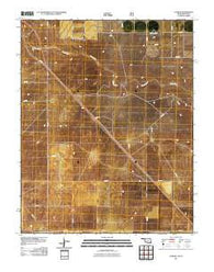 Conrad Oklahoma Historical topographic map, 1:24000 scale, 7.5 X 7.5 Minute, Year 2011