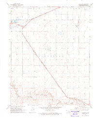 Conrad NW Oklahoma Historical topographic map, 1:24000 scale, 7.5 X 7.5 Minute, Year 1971