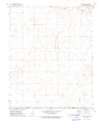 Conrad SW Oklahoma Historical topographic map, 1:24000 scale, 7.5 X 7.5 Minute, Year 1971