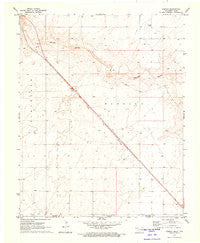 Conrad Oklahoma Historical topographic map, 1:24000 scale, 7.5 X 7.5 Minute, Year 1971