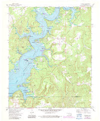 Cookson Oklahoma Historical topographic map, 1:24000 scale, 7.5 X 7.5 Minute, Year 1972