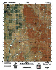 Cooperton Oklahoma Historical topographic map, 1:24000 scale, 7.5 X 7.5 Minute, Year 2010