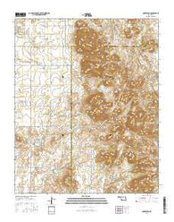 Cooperton Oklahoma Current topographic map, 1:24000 scale, 7.5 X 7.5 Minute, Year 2016