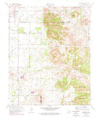 Cooperton Oklahoma Historical topographic map, 1:24000 scale, 7.5 X 7.5 Minute, Year 1956