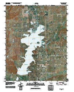 Copan Oklahoma Historical topographic map, 1:24000 scale, 7.5 X 7.5 Minute, Year 2010