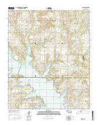 Corum Oklahoma Current topographic map, 1:24000 scale, 7.5 X 7.5 Minute, Year 2016
