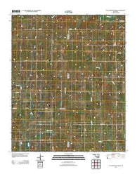 Cottonwood Creek Oklahoma Historical topographic map, 1:24000 scale, 7.5 X 7.5 Minute, Year 2012