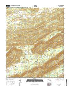 Counts Oklahoma Current topographic map, 1:24000 scale, 7.5 X 7.5 Minute, Year 2016