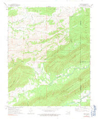 Counts Oklahoma Historical topographic map, 1:24000 scale, 7.5 X 7.5 Minute, Year 1973