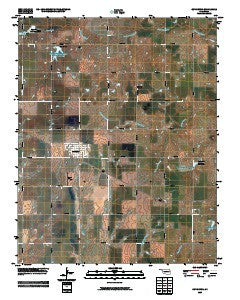 Covington Oklahoma Historical topographic map, 1:24000 scale, 7.5 X 7.5 Minute, Year 2009