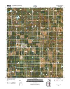 Covington Oklahoma Historical topographic map, 1:24000 scale, 7.5 X 7.5 Minute, Year 2012