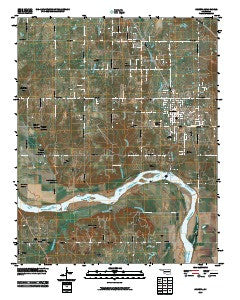 Coweta Oklahoma Historical topographic map, 1:24000 scale, 7.5 X 7.5 Minute, Year 2010