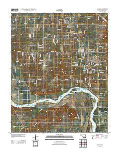 Coweta Oklahoma Historical topographic map, 1:24000 scale, 7.5 X 7.5 Minute, Year 2012