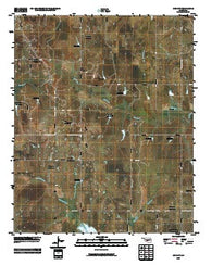 Cox City Oklahoma Historical topographic map, 1:24000 scale, 7.5 X 7.5 Minute, Year 2009