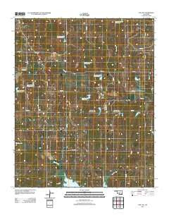 Cox City Oklahoma Historical topographic map, 1:24000 scale, 7.5 X 7.5 Minute, Year 2012