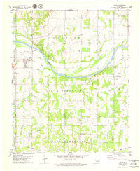 Coyle Oklahoma Historical topographic map, 1:24000 scale, 7.5 X 7.5 Minute, Year 1978