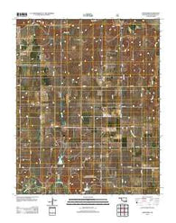 Crawford Oklahoma Historical topographic map, 1:24000 scale, 7.5 X 7.5 Minute, Year 2012