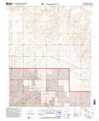 Crawford Oklahoma Historical topographic map, 1:24000 scale, 7.5 X 7.5 Minute, Year 1998